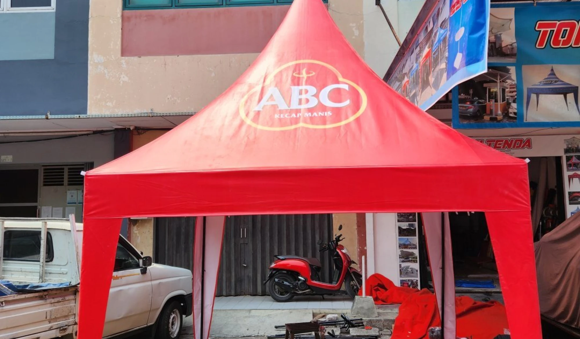 Tenda Promosi Tenda Kerucut 3x3m Kecap ABC 1 20231031_124333