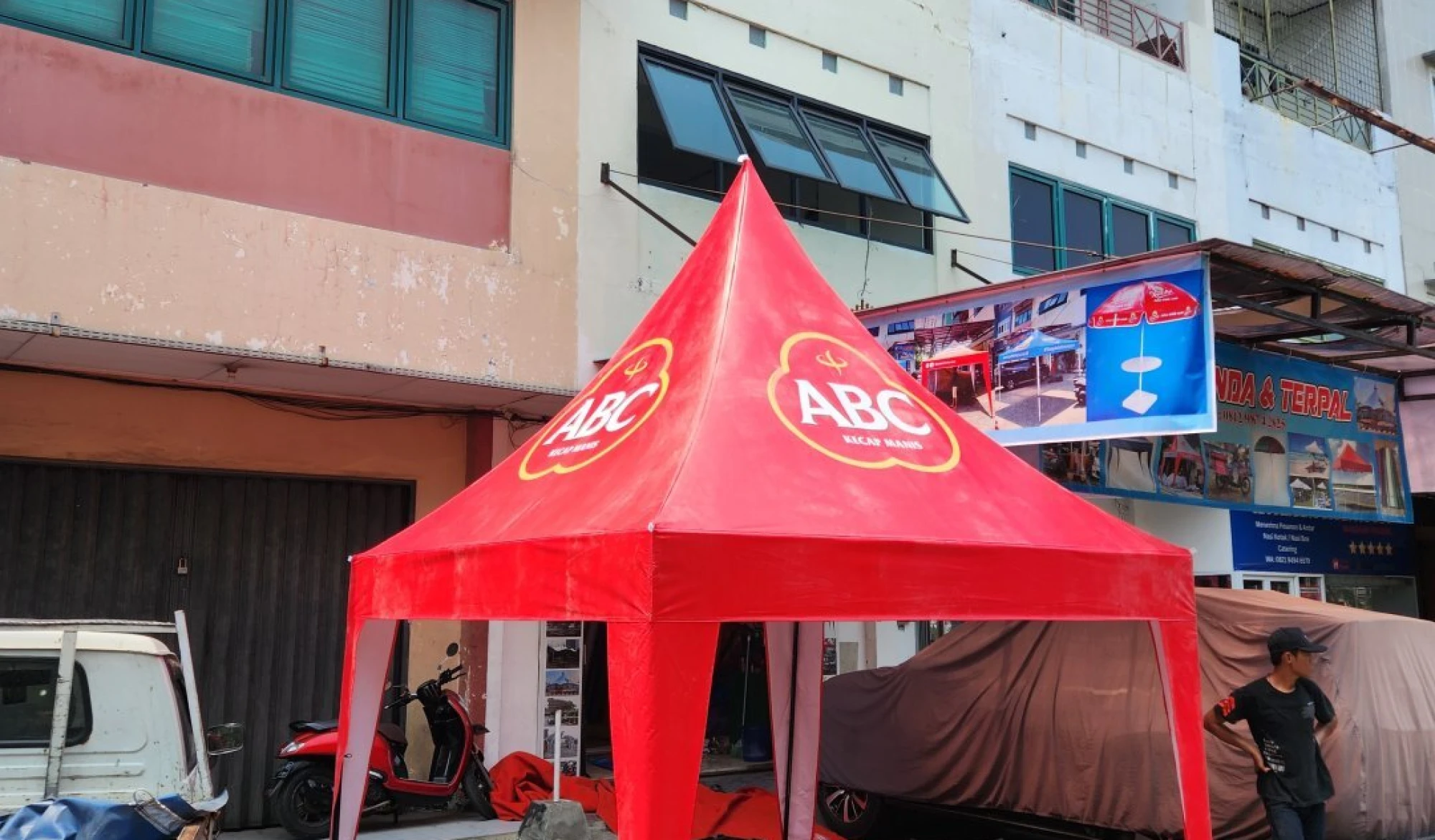 Tenda Promosi Tenda Kerucut 3x3m Kecap ABC 2 20231031_124348