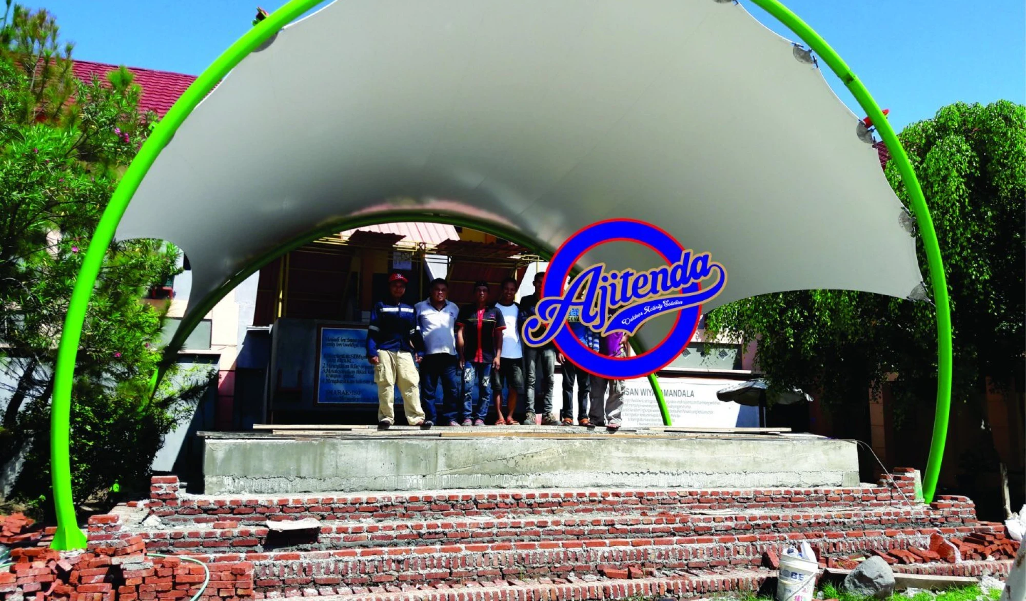 Tenda Membrane Tenda Membrane AMPHITHEATER SMK INDRAMAYU 2 amphi_1