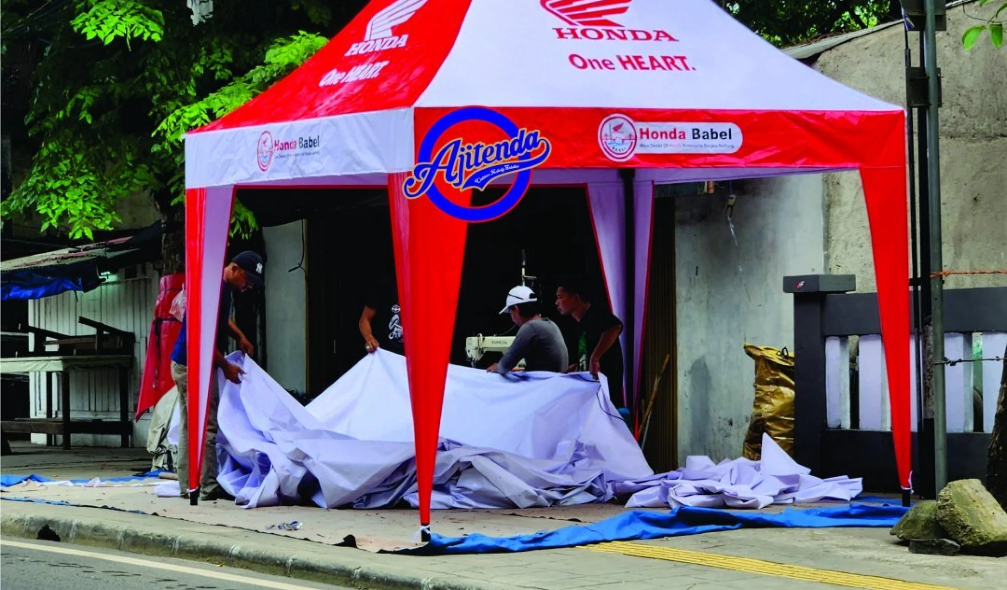 Tenda kerucut TENDA KERUCUT 3X3M HONDA 3 tenda_honda
