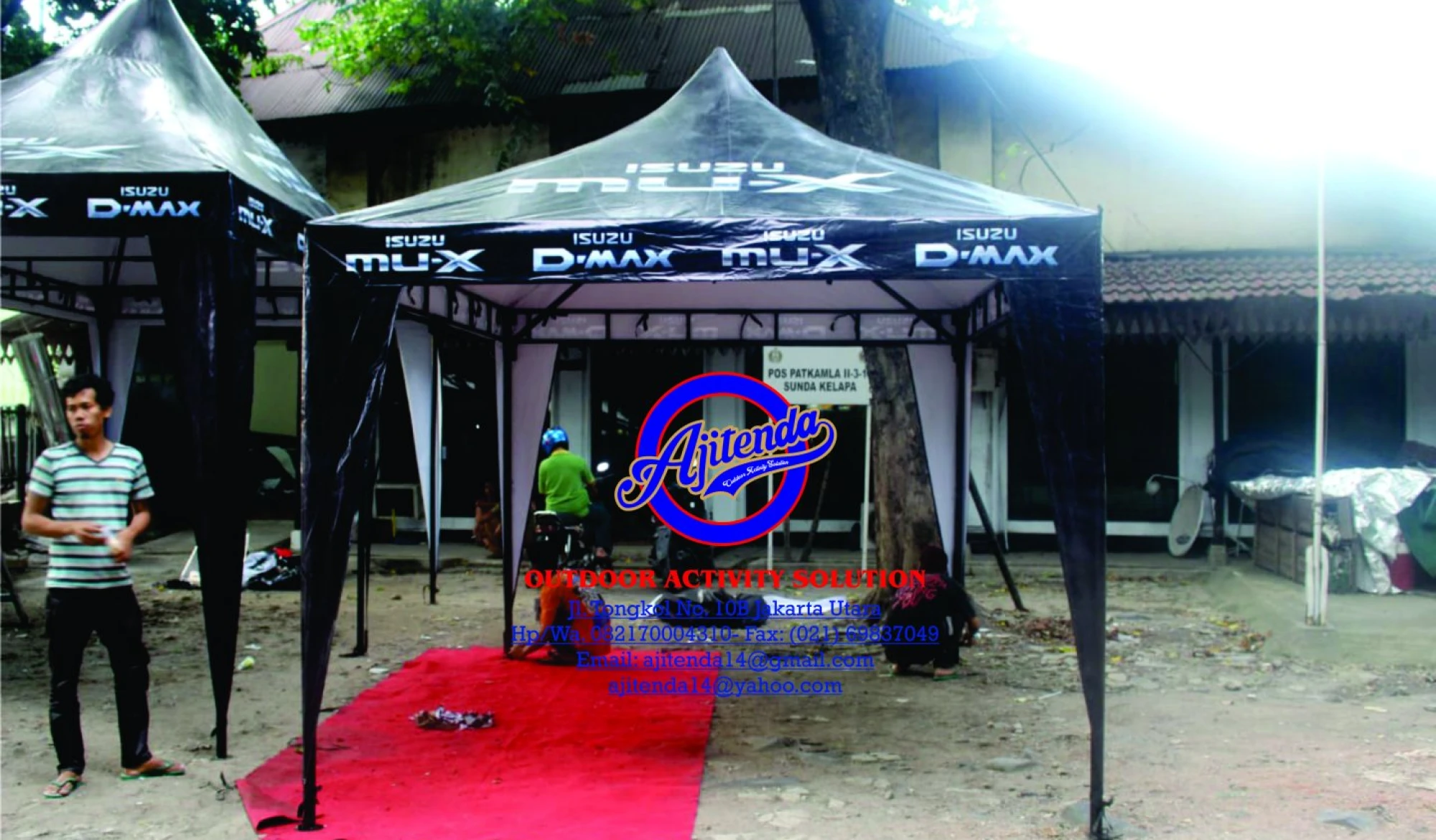 Tenda Promosi Tenda DISPLAY MOBIL ISUZU MUX 2 tenda_isuzu_mux_3x4m