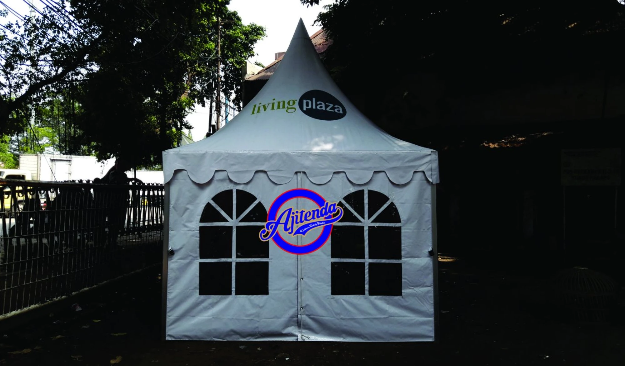 Tenda Sarnafil TENDA SARNAFILE LIVING PLAZA 3X3M CUSTOM 2 tenda_living_plaza_b